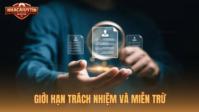 Giới hạn trách nhiệm và miễn trừ tại chuyên trang