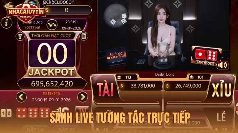 Sảnh Live tương tác trực tiếp